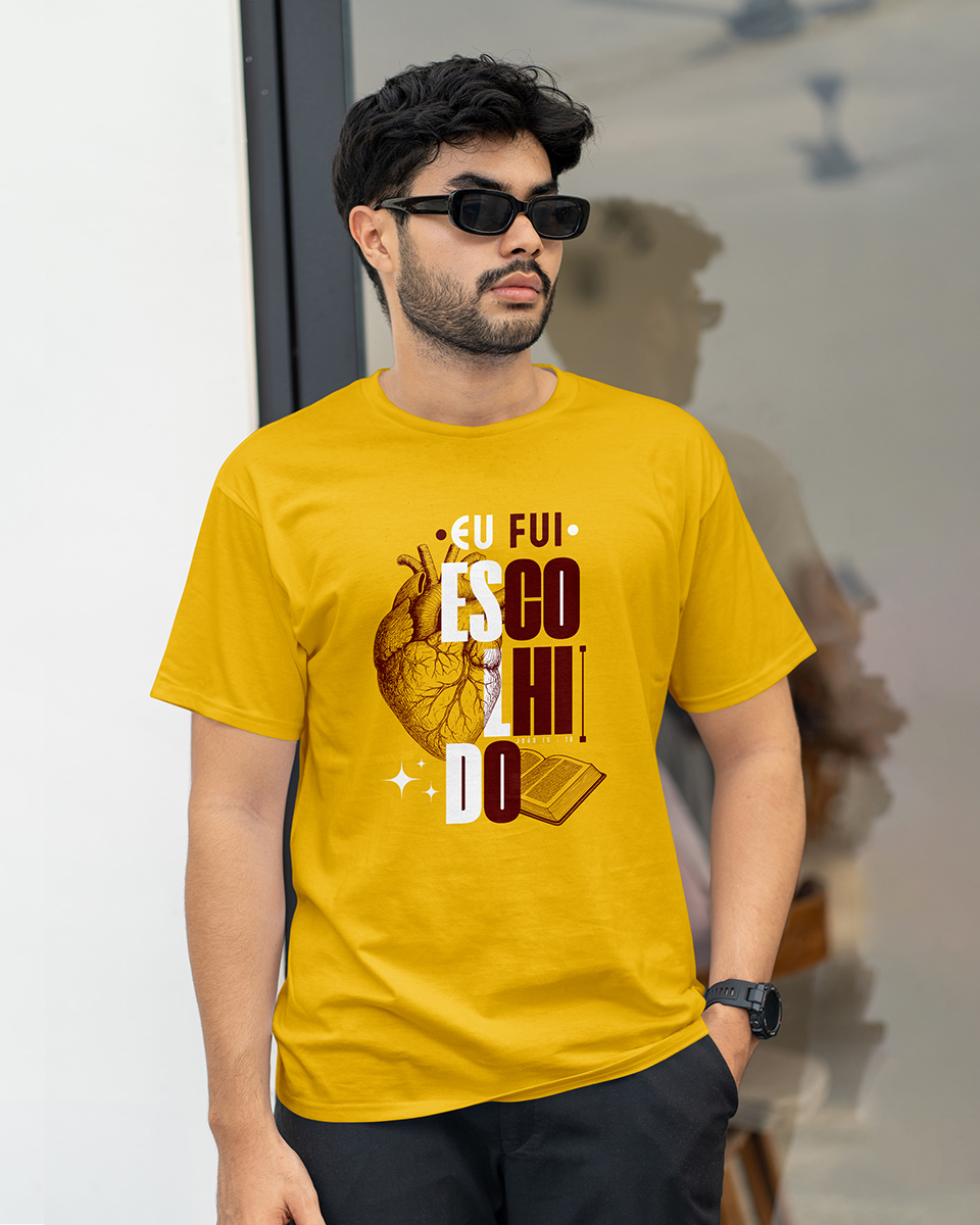 Camiseta Evangélica "EU FUI ESCOLHIDO"